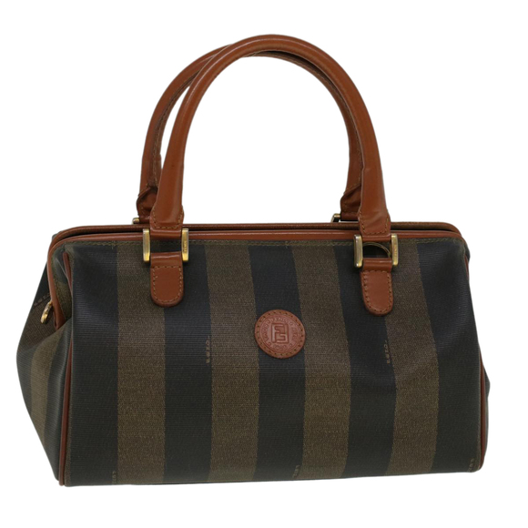 FENDI Pecan 2-way Mini Boston Bag Handbag bag Brown